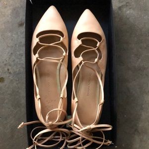 Banana republic Allie pink ballet flats